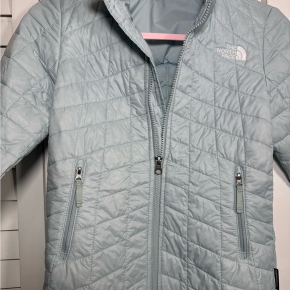 The North Face Girl Youth Blue/Green Quilted Thermoball Eco Jacket Size S 7|8 - Picture 3 of 8